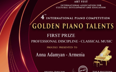 GOLDEN PIANO TALENTS International online competition-North Macedonia